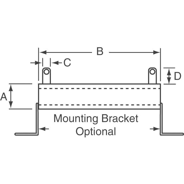 FVT02506E1K000JE Vishay Huntington Electric Inc.  Chassis Mount Resistors